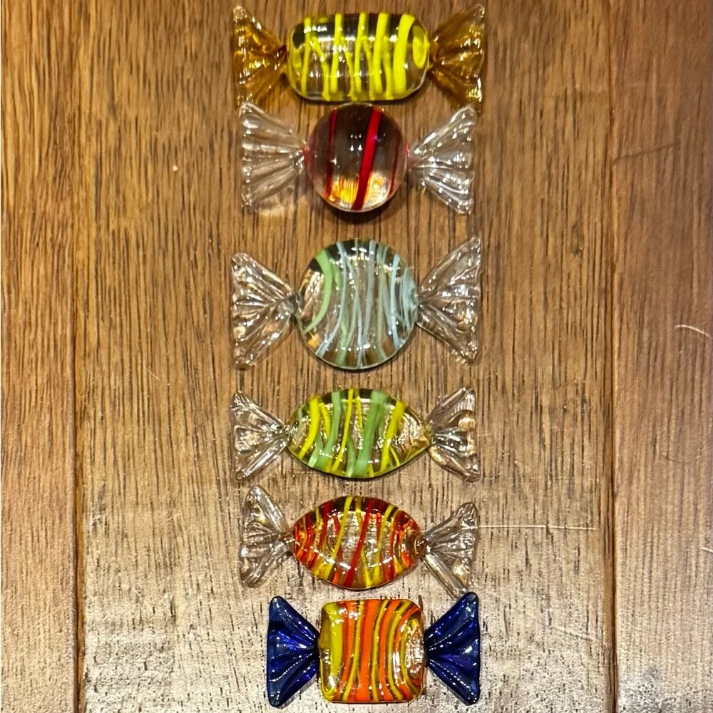 Colorful Vintage Glass Candy Decor